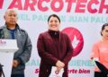 Tláhuac inaugura canchas integradas de voleibol con arcotecho y gradas