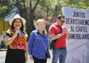 Clara Brugada dice que desaparecerá el "Cártel Inmobiliario"