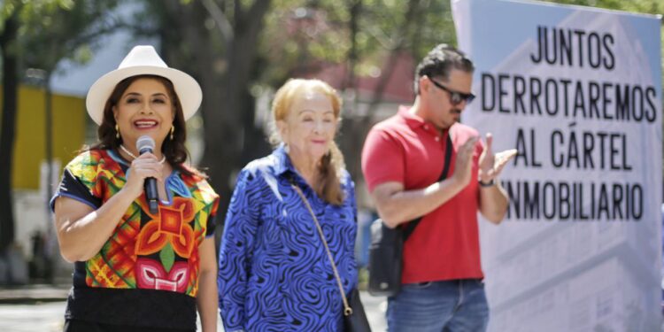 Clara Brugada dice que desaparecerá el "Cártel Inmobiliario"