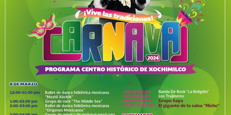 Arranca en Xochimilco gran Carnaval 2024