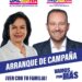 Arranca campaña Margarita Saldaña acompañada de Santiago Taboada