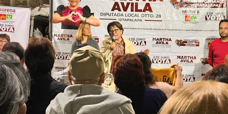 Martha Avila se compromete a impulsar desde el Congreso de la CDMX un presupuesto social y humanista