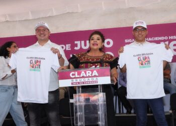 Clara Brugada recibe a líderes de MC en Tlalpan