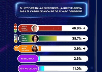 López Casarín saca su encuesta que lo coloca por arriba de Lía Limón en ÁO