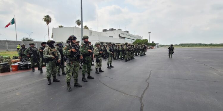 Ejército Mexicano refuerza seguridad en Nuevo Laredo