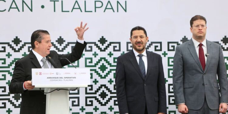 Arranca macro operativo de seguridad en Coyoacán