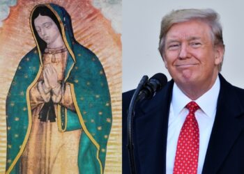 Donald Trump desata polémica al publicar imagen de la Virgen de Guadalupe