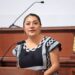 Respaldan diputados locales a Clara Brugada durante Toma de Protesta