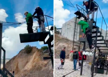 Turista sufre accidente en el “Columpio Extremo” de Real de Catorce