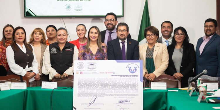 Martha Avila firma convenio de Colaboración para Atención a Víctimas