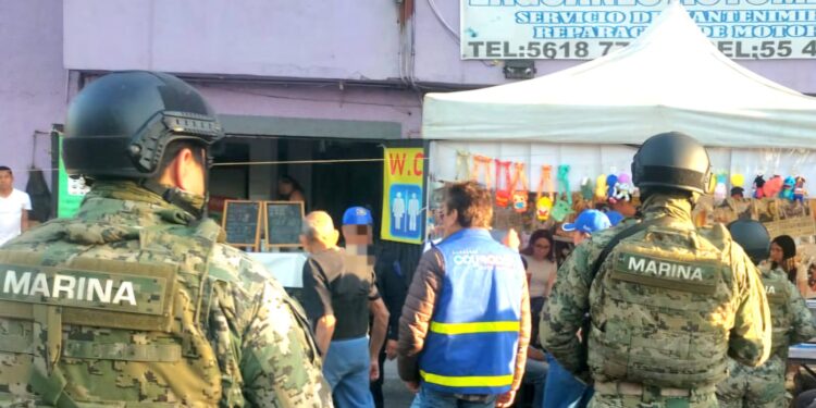 Desmantelan chelerías ilegales en tianguis y garajes de viviendas