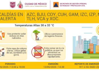 Ola de calor activa Alerta Amarilla en la CDMX
