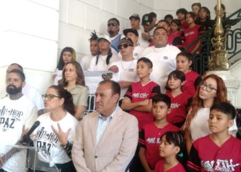 Arman baile de «Hip Hop por la Paz» en el Congreso CDMX