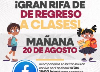 60 mochilas para 3 mil familias