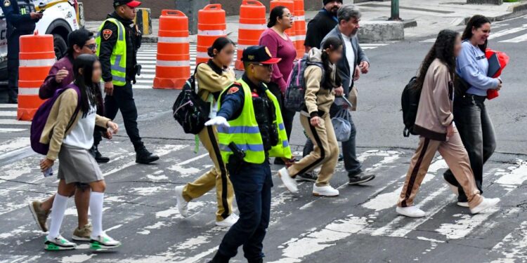 Operativo «Caminito de la Escuela» protege a miles en Benito Juárez