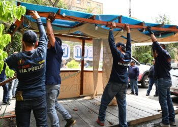 Adiós a obstáculos y basura en calles de la Alcaldía Cuauhtémoc