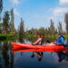 Kayaks al amanecer revitalizan el turismo en Xochimilco