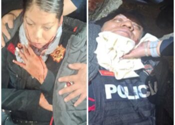 Aseguran a presunto agresor de policía