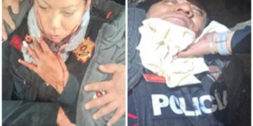 Aseguran a presunto agresor de policía