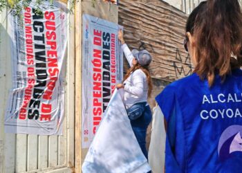 Coyoacán suspende obras irregulares al no exhibir permisos