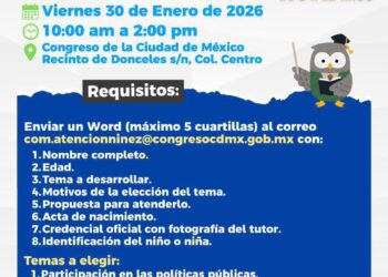 Buscan duplicar participación en Parlamento Infantil del Congreso CDMX