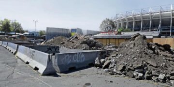 MUNDIAL 2026: A 100 DÍAS, TIRADERO Y BARRERAS EN EL Estadio Azteca