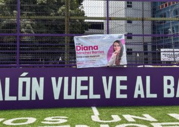 Diana Sánchez Barrios presume 316 canchas rehabilitadas rumbo al Mundial 2026